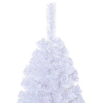 Kunstkerstboom met dikke takken 240 cm PVC wit 3