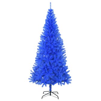 Kunstkerstboom met standaard 240 cm PVC blauw 2