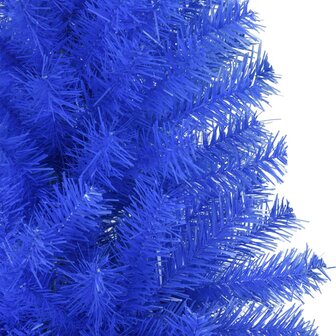 Kunstkerstboom met standaard 240 cm PVC blauw 4