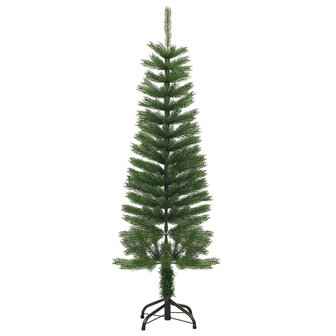 Kunstkerstboom met standaard smal 120 cm PE 2