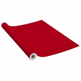 Meubelfolies zelfklevend 2 st 500x90 cm PVC rood 3