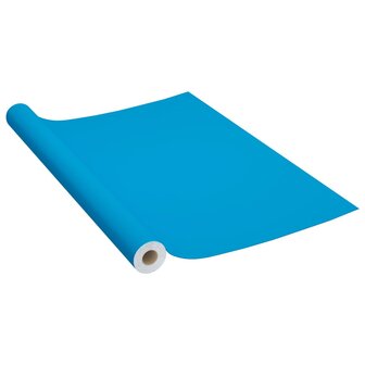 Meubelfolies zelfklevend 2 st 500x90 cm PVC azuurblauw 3