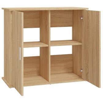 Aquariumstandaard 81x36x73 cm bewerkt hout sonoma eikenkleurig 6