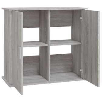 Aquariumstandaard 81x36x73 cm bewerkt hout grijs sonoma eiken 6