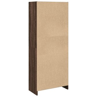 Boekenkast 57x28,5x141 cm bewerkt hout bruin eikenkleurig 6