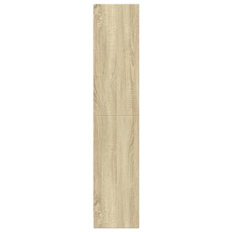 Boekenkast 57x28,5x107,5 cm bewerkt hout sonoma eikenkleurig 5