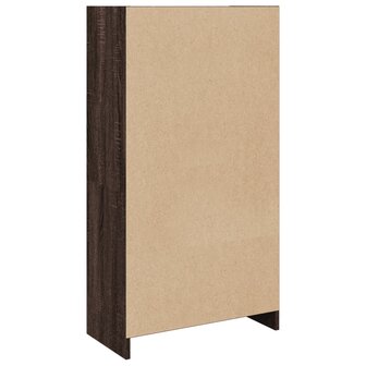 Boekenkast 57x28,5x107,5 cm bewerkt hout bruin eikenkleurig 6