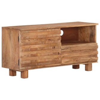 Tv-meubel 90x30x45 cm massief mangohout 9