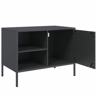 Tv-meubelen 2 st 68x39x50,5 cm staal antracietkleurig 10