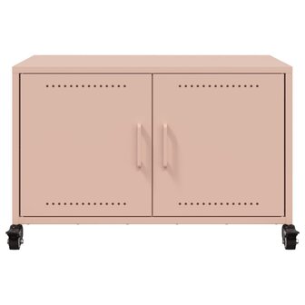 Tv-meubel 68x39x43,5 cm koudgewalst staal roze 6