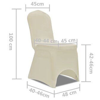 Stoelhoes Stretch Cr&egrave;me (6 stuks) 8