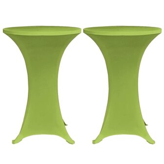 Tafelhoes stretch 2 stuks 60 cm groen 2