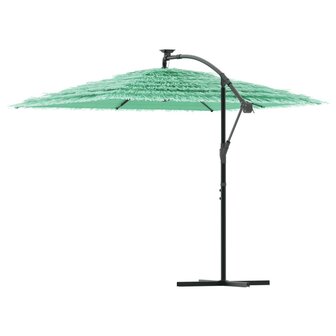 Parasol met stalen paal 246x246x230 cm groen 5