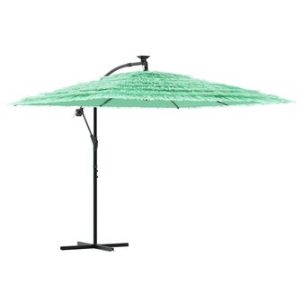 Parasol met stalen paal 269x269x235 cm groen 2