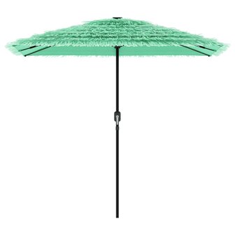 Parasol met stalen paal 248x248x248 cm groen 4