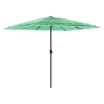 Parasol met stalen paal 248x248x248 cm groen 5