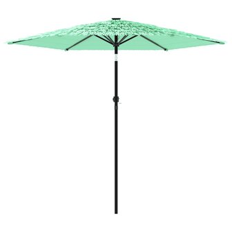 Parasol met stalen paal 223x223x213 cm groen 4