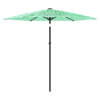 Parasol met stalen paal 268x268x226 cm groen 5