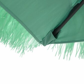 Parasol met stalen paal 288x288x225 cm groen 9