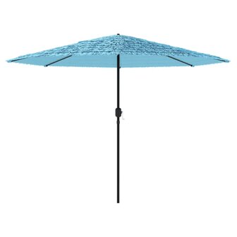 Parasol met stalen paal 324x324x247 cm blauw 4