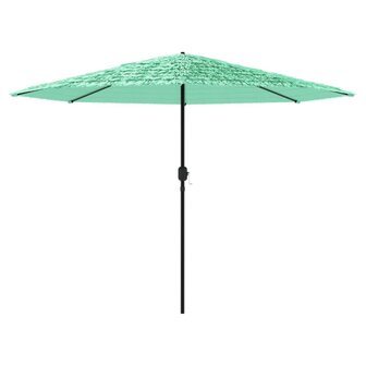 Parasol met stalen paal 324x324x247 cm groen 4