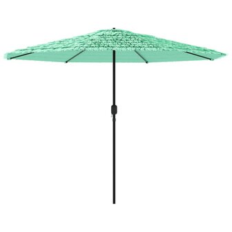 Parasol met stalen paal 324x324x247 cm groen 5