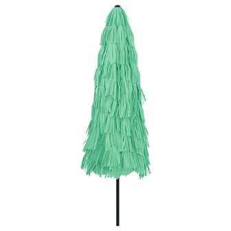 Parasol met stalen paal 324x324x247 cm groen 6