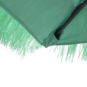 Parasol met stalen paal 324x324x247 cm groen 9