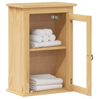 Badkamerwandkast Corona 45x27x64,5 cm massief grenenhout 3