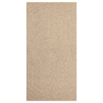 Vloerkleed ZIZUR binnen en buiten 80x150 cm jute look 4