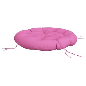 Zitkussen rond &Oslash; 100x11 cm oxford stof roze 4