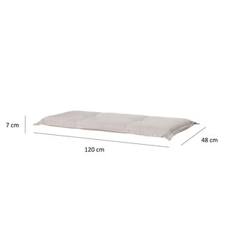 Madison Bankkussen Panama 120x48 cm lichtbeige 6