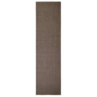 Vloerkleed 66x250 cm natuurlijk sisal bruin 2