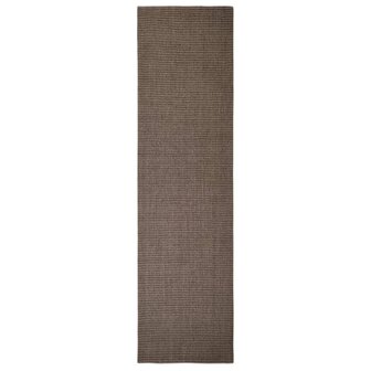 Vloerkleed 80x300 cm natuurlijk sisal bruin 2