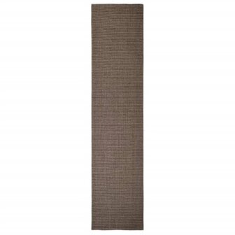 Vloerkleed 80x350 cm natuurlijk sisal bruin 2