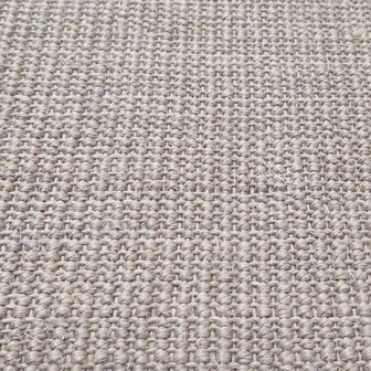 Vloerkleed 66x250 cm natuurlijk sisal zandkleurig 4