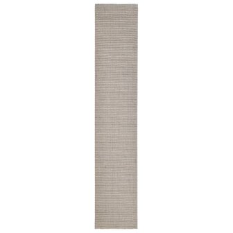 Vloerkleed 66x350 cm natuurlijk sisal zandkleurig 2