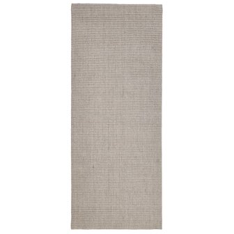 Vloerkleed 80x200 cm natuurlijk sisal zandkleurig 2