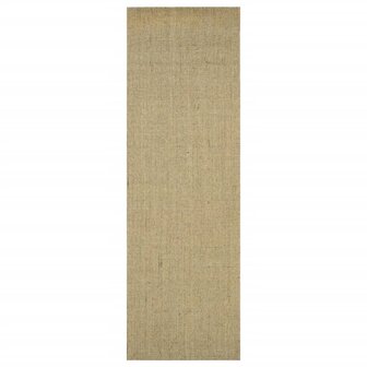 Vloerkleed 80x250 cm natuurlijk sisal groen 2