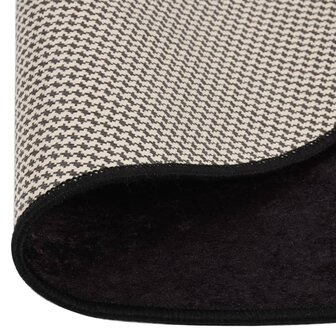 Vloerkleed wasbaar anti-slip &oslash;120 cm antracietkleurig 4