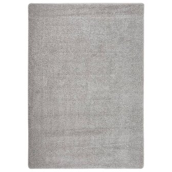 Vloerkleed shaggy anti-slip 160x230 cm lichtgrijs 1