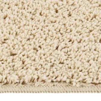 Vloerkleed shaggy anti-slip 160x230 cm cr&egrave;mekleurig 2