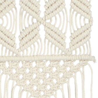 Wandhanger macram&eacute; 40x80 cm katoen 5