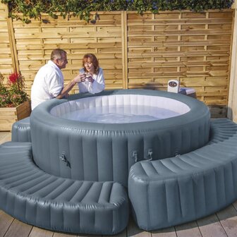 Bestway Lay-Z-Spa Omranding voor ronde spa&amp;apos;s opblaasbaar 1