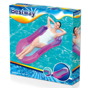 Bestway Zwembadlounger Aqua Lounge opblaasbaar  6