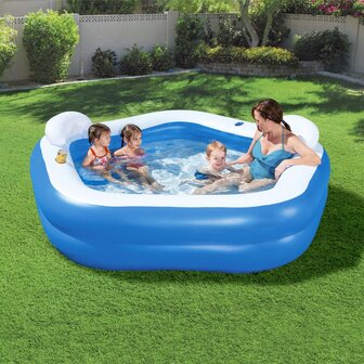 Bestway Zwembad Family Fun Lounge 213x206x69 cm 1