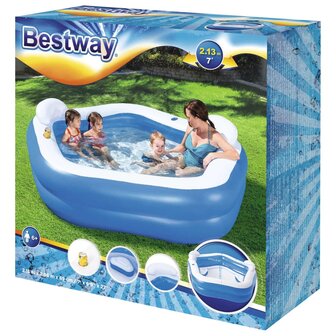 Bestway Zwembad Family Fun Lounge 213x206x69 cm 5