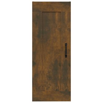 Wandkast 35x34x90 cm bewerkt hout gerookt eikenkleurig 5