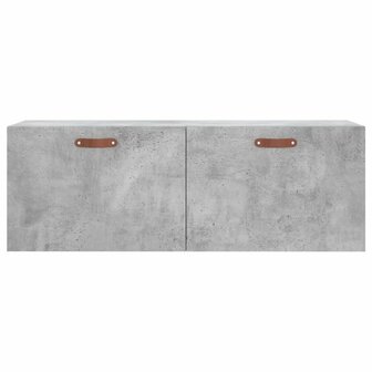 Wandkast 100x36,5x35 cm bewerkt hout betongrijs 5