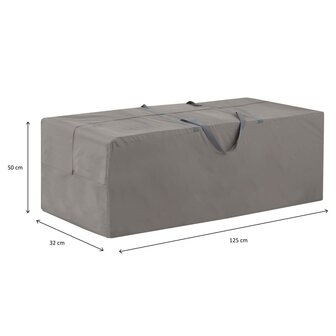 Madison Hoes voor tuinkussens 125x32x50cm grijs 11